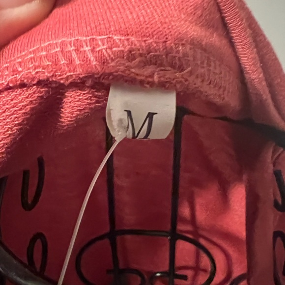 Pull over sweater size M gray, coral, - Picture 3 of 4